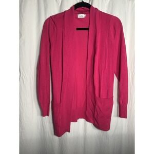 Cielo hot pink lightweight cardigan cardy sweater Large I5